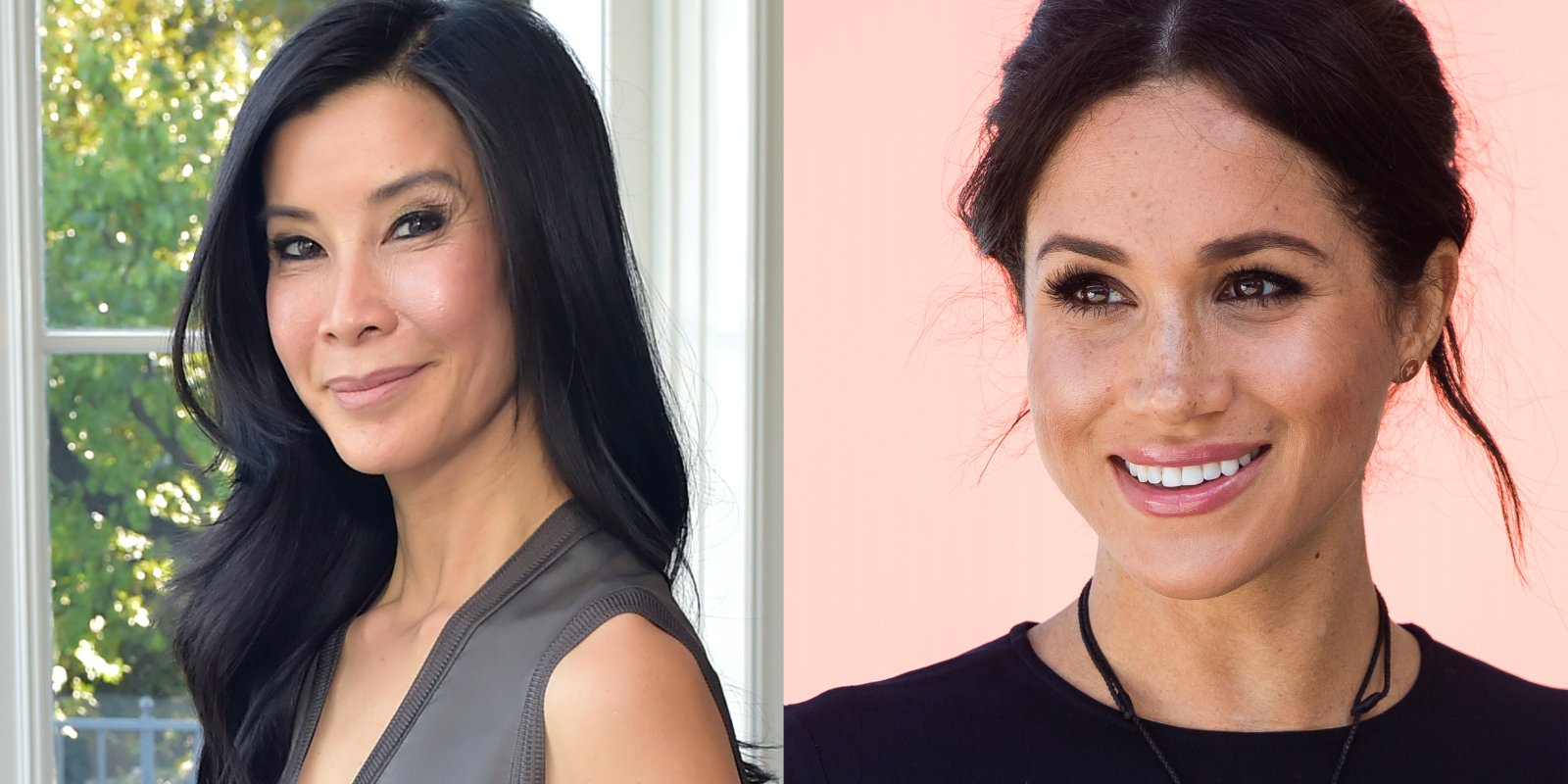 Lisa Ling and Meghan Markle pose in side by side photos, Markle interviewed Ling, bringing her to tears after her Archetypes podcast.
