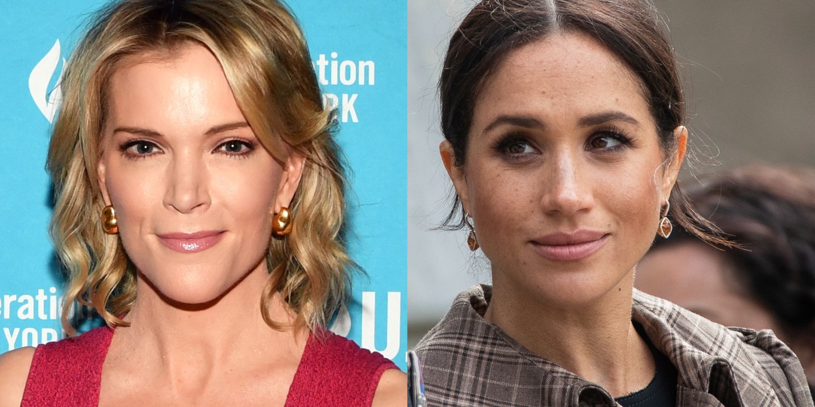 Megyn Kelly and Meghan Markle in side by side photographs.