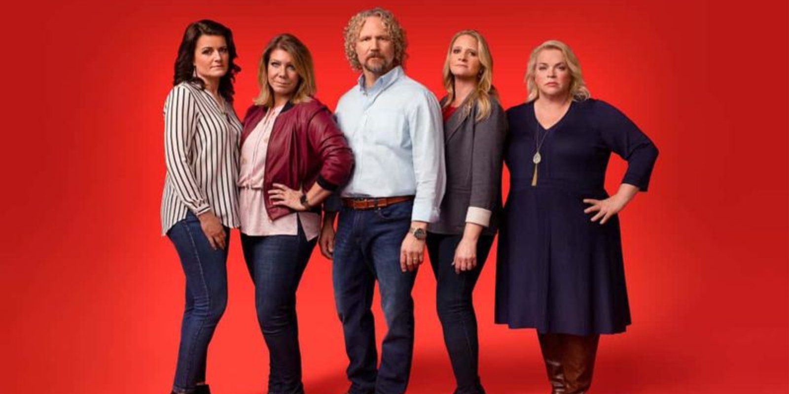 The cast of TLC's 'Sister Wives' includes Meri, Robyn, Kody, Janelle, and Christine Brown.