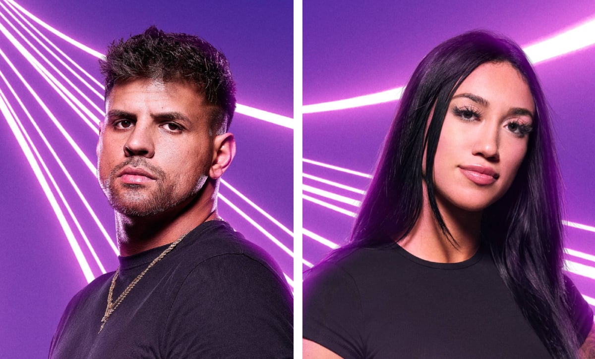 ‘The Challenge’ Season 38 ‘Ride or Dies’ partners Fessy Shafaat and Moriah Jadea in their official cast photos