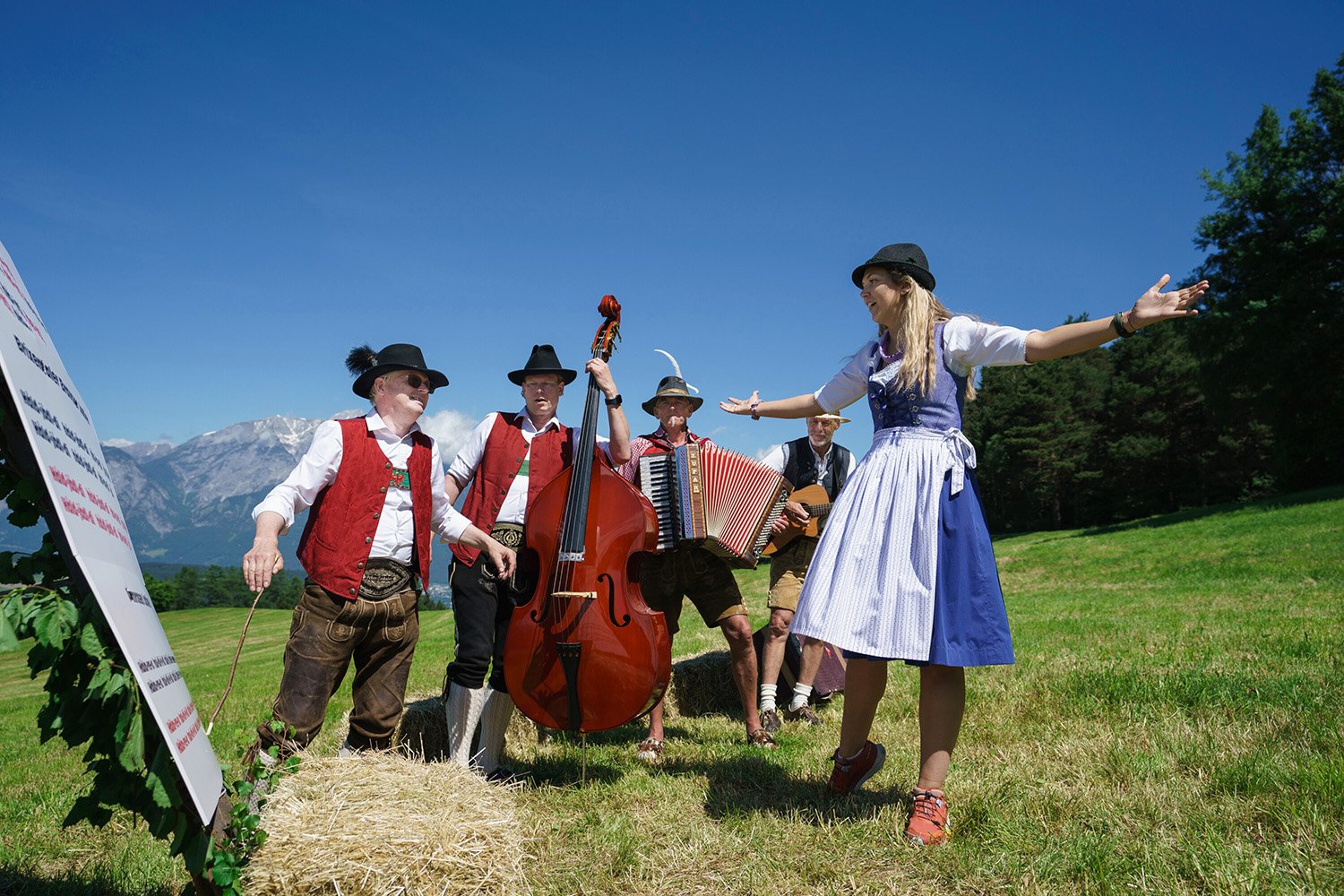 Claire Rehfuss completes the yodeling challenge on The Amazing Race Season 34.