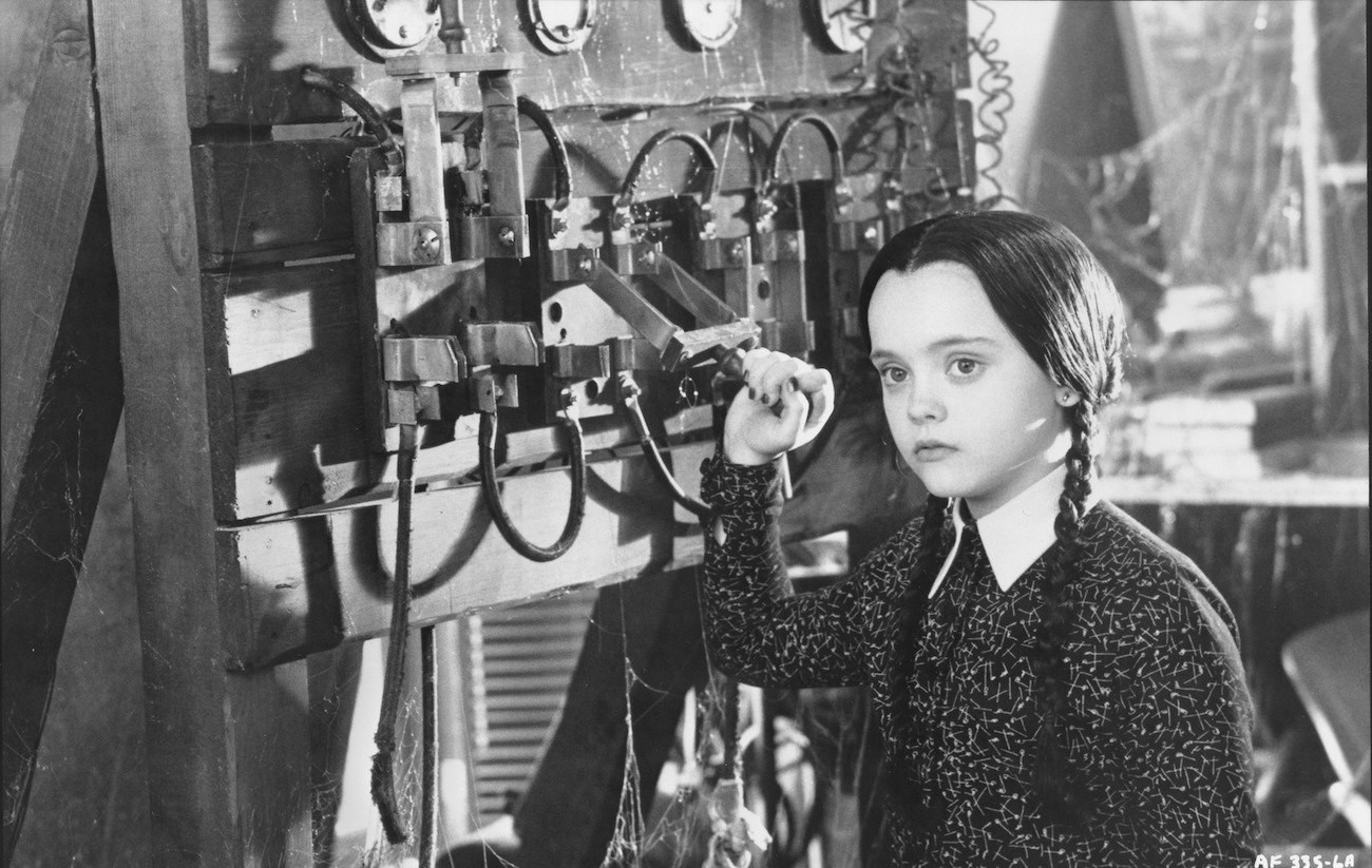 Wednesday Addams (Lisa Loring), a character with a name that perplexes so many, in the 1964 version of 'The Addams Family'