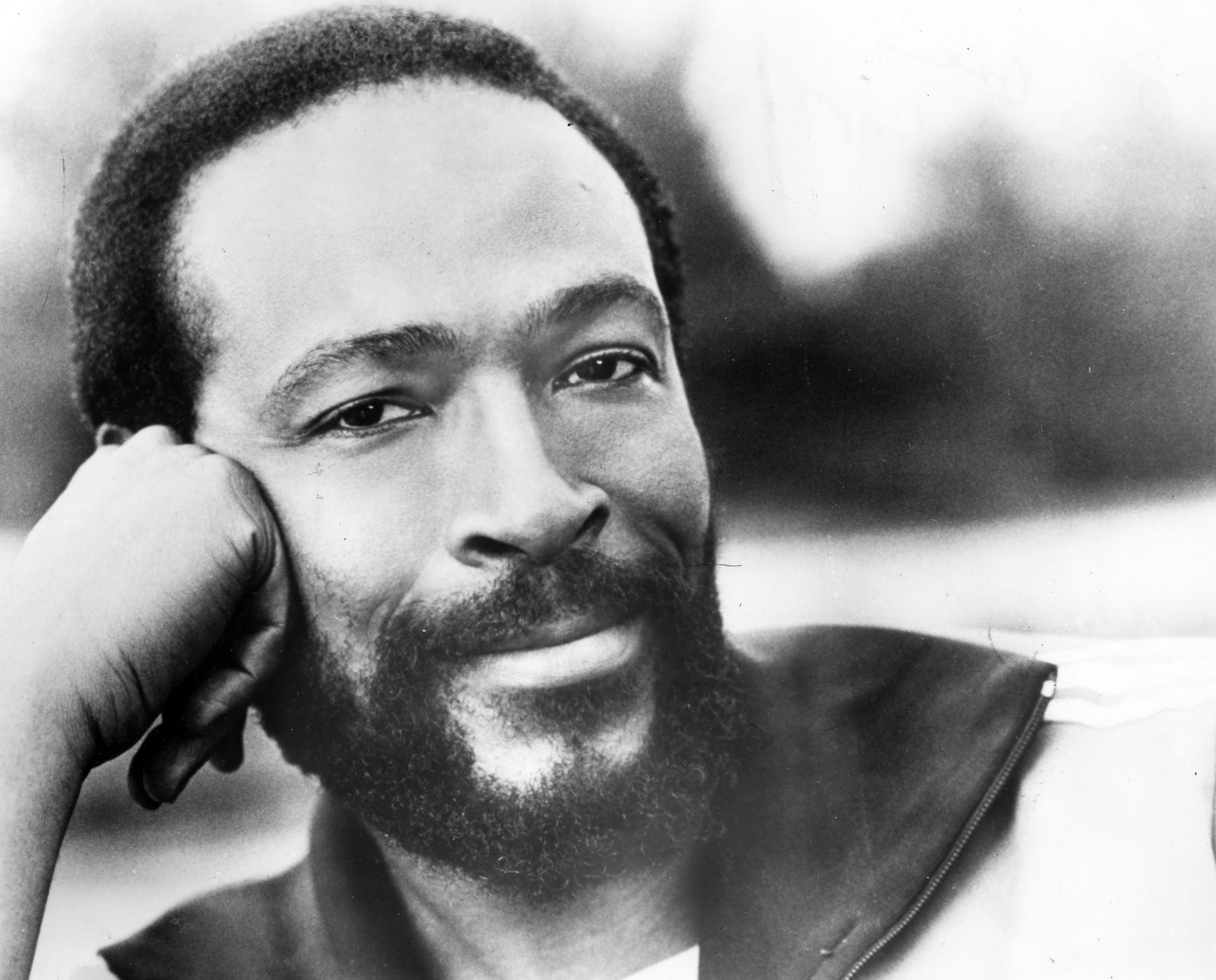 Marvin Gaye looking at the camera