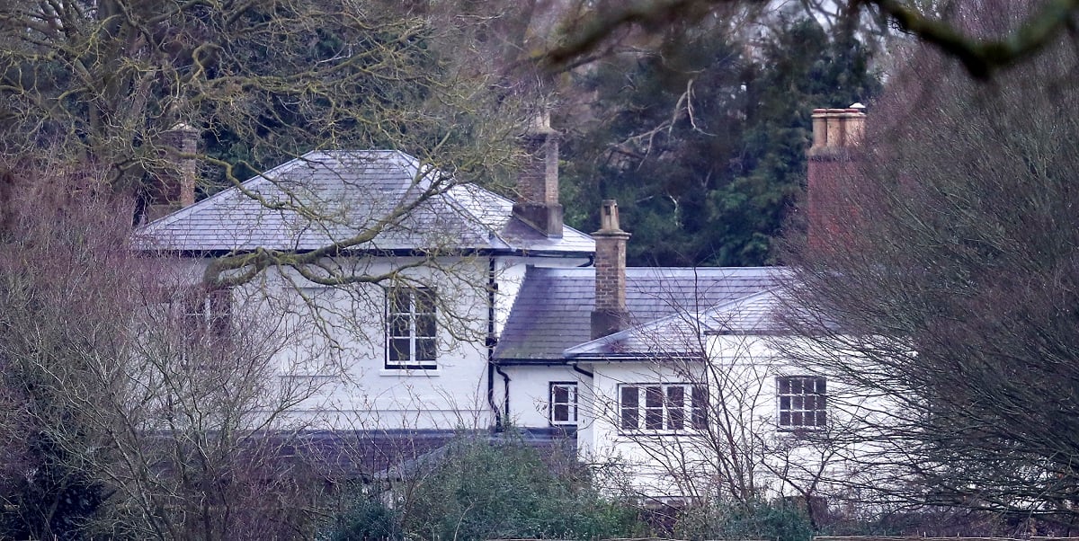 A view of Prince Harry and Meghan Markle's Frogmore Cottage home