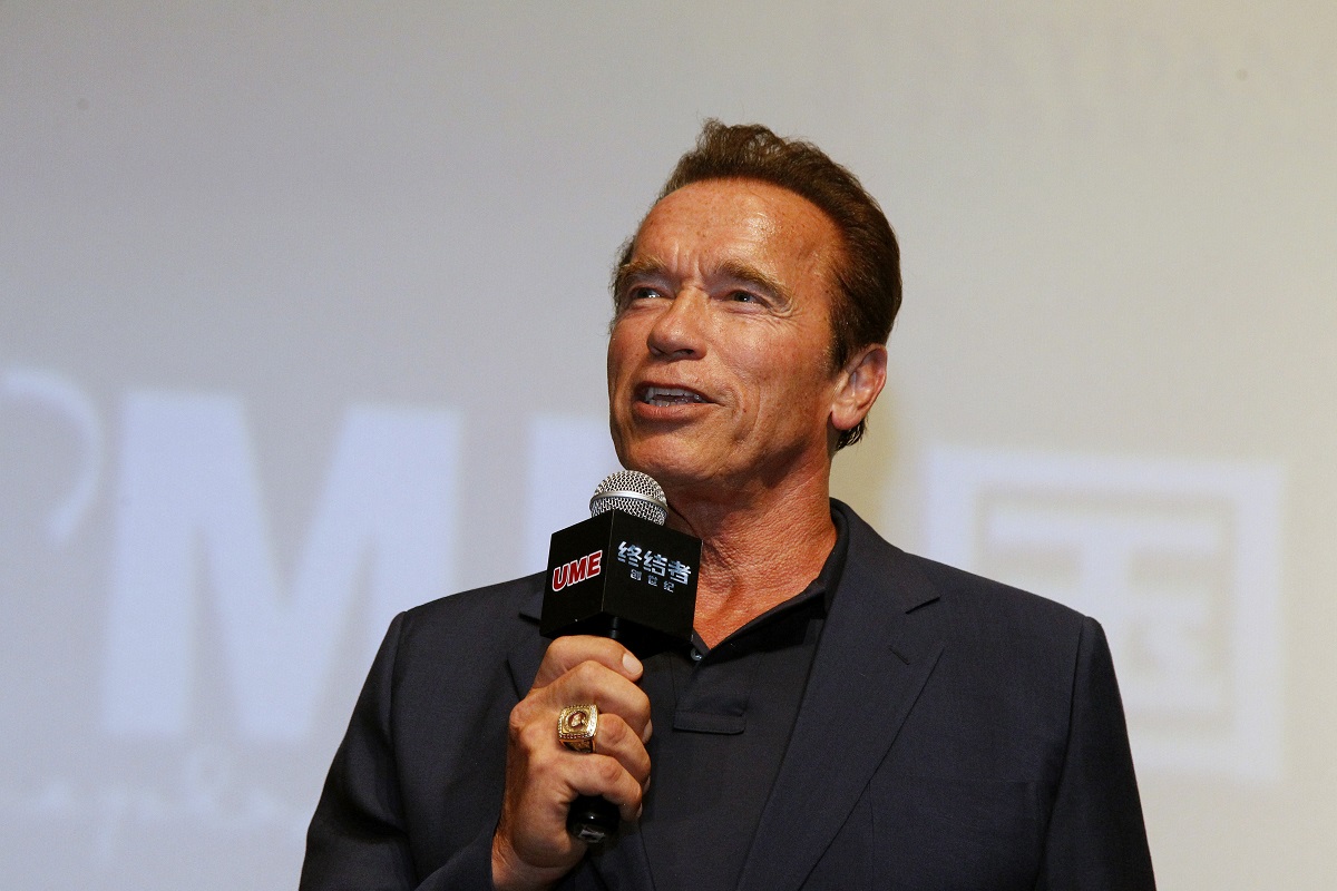 Arnold Schwarzenegger at a 'Terminator Genisys' screening.