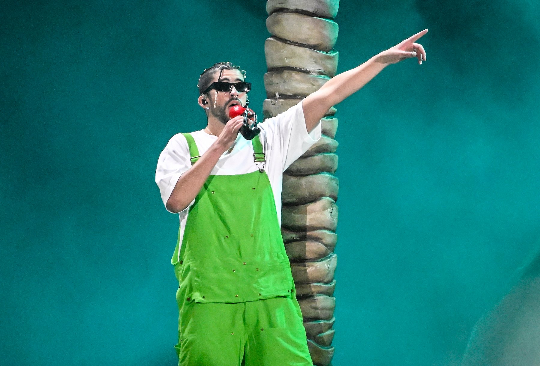 Bad Bunny at the 'World's Hottest' tour at RingCentral Coliseum