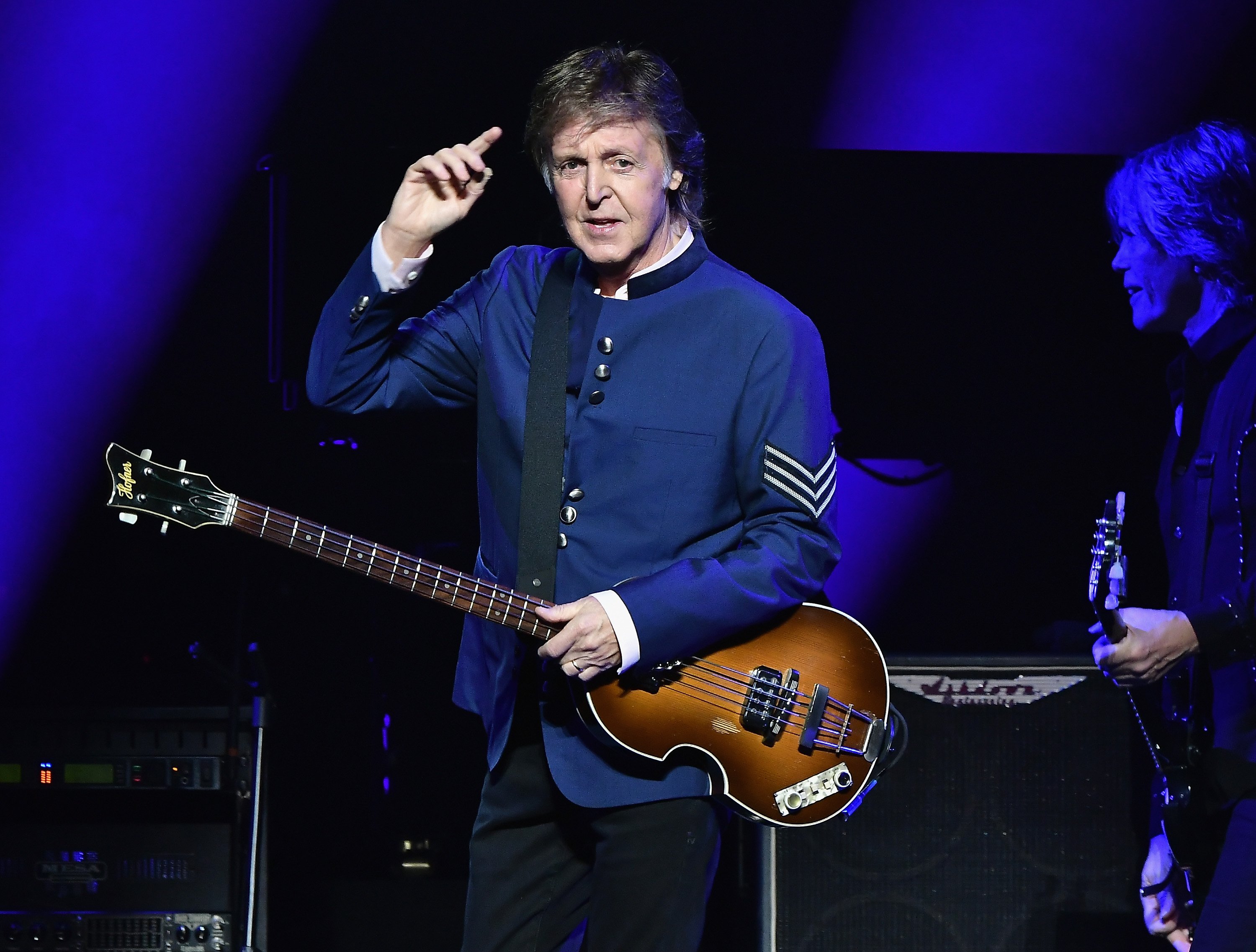 Paul McCartney performs at American Airlines Arena in Miami, Florida