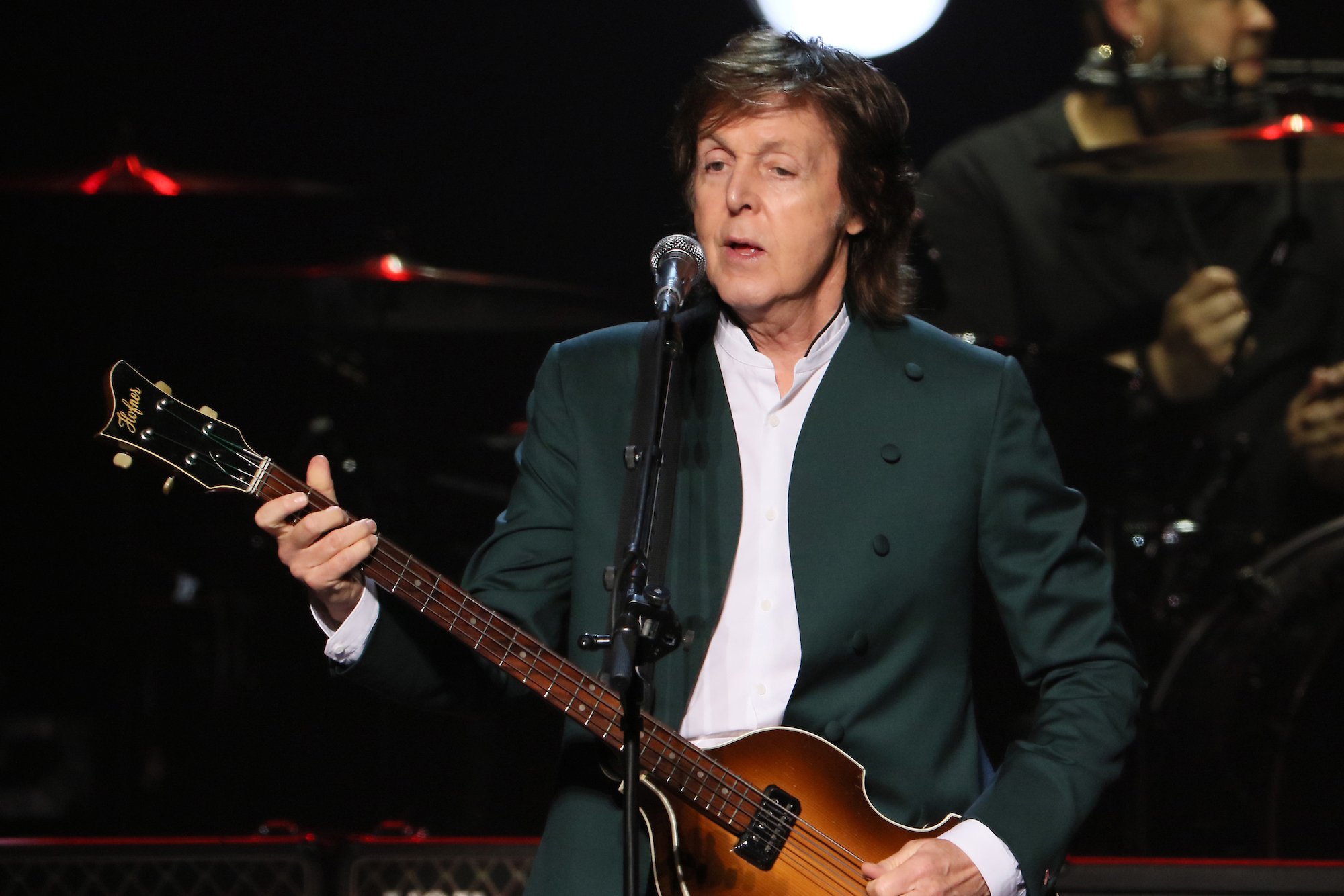 Former Beatles member Paul McCartney performs at the Budokan in Japan