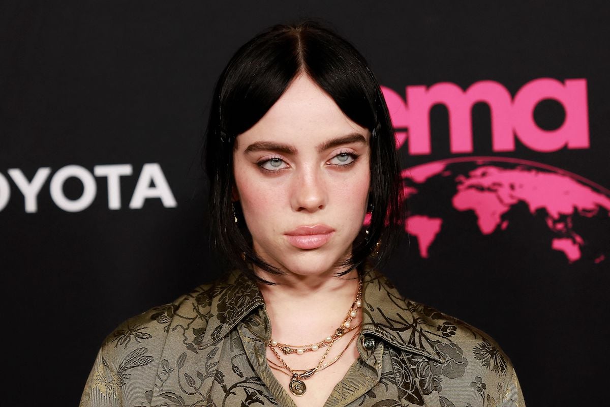 Billie Eilish, whose Halloween costume made fun of her age difference with boyfriend Jesse Rutherford.