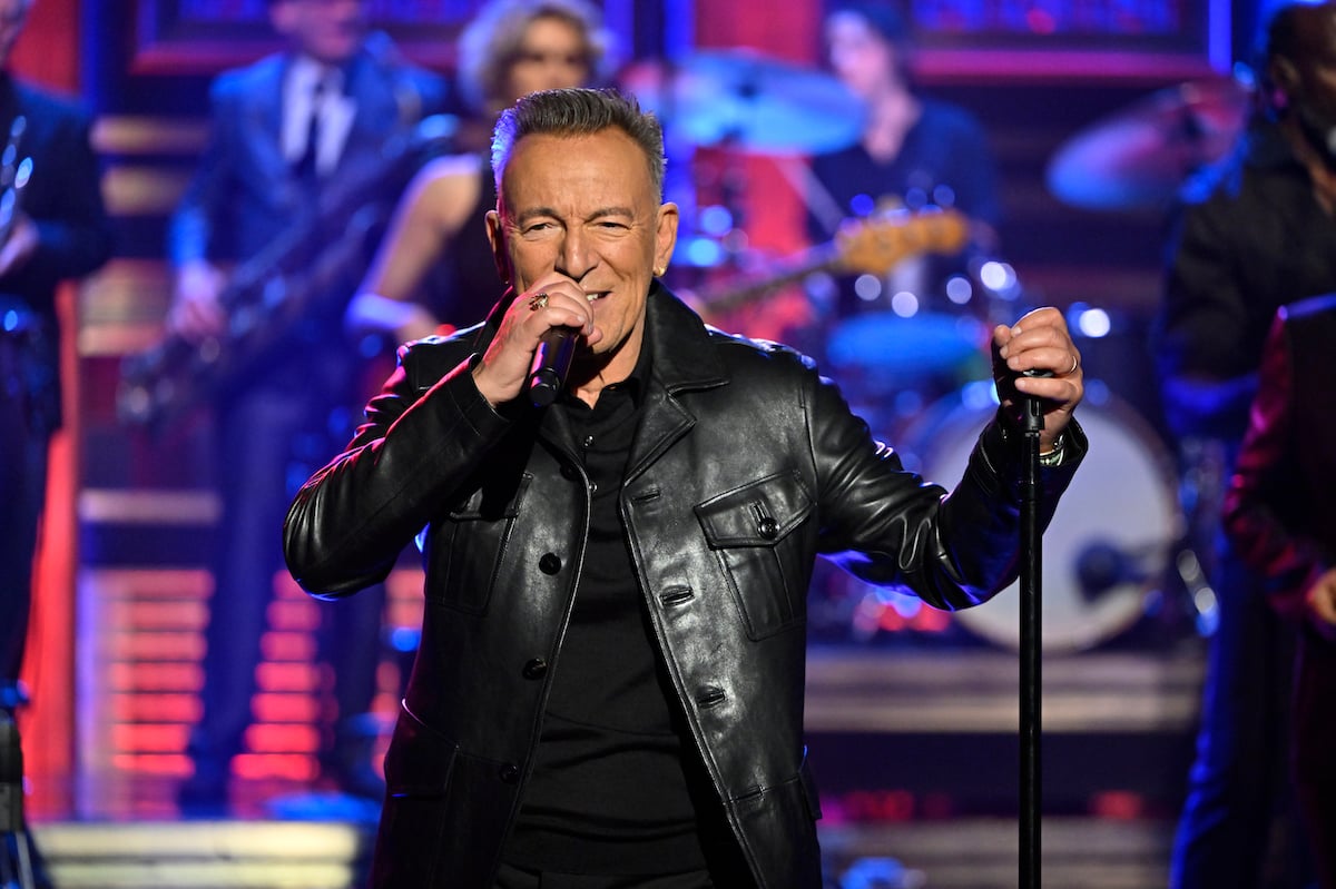 Musical guest Bruce Springsteen performs on 'The Tonight Show Starring Jimmy Fallon'