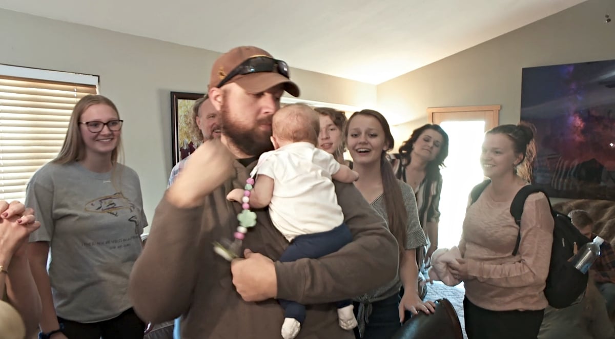 Caleb Brush introduces his daughter, Evangalynn 'Evie' Brush to the family in 'Sister Wives' Season 15 on TLC.