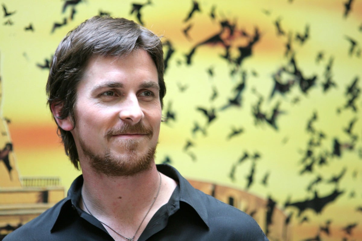 Christian Bale at the 'Batman Begins' premiere.