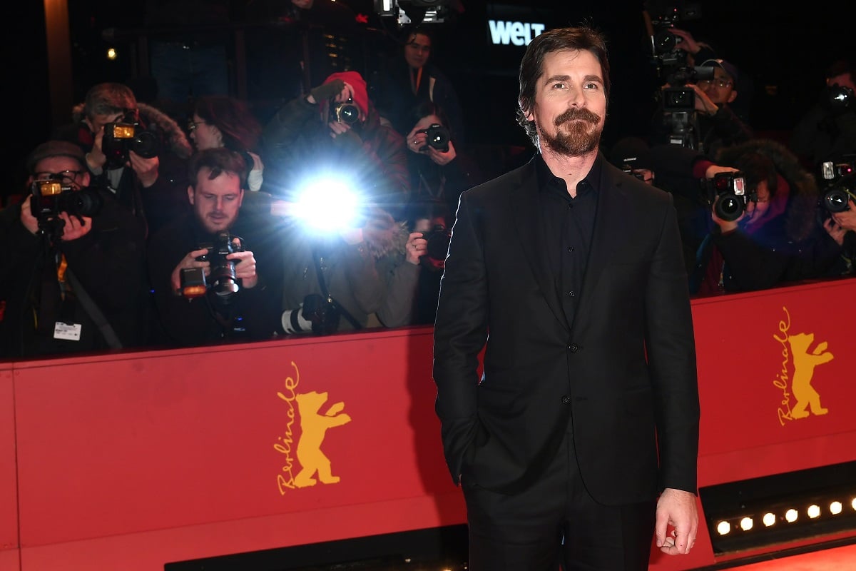 Christian Bale at the premiere of 'Vice'.