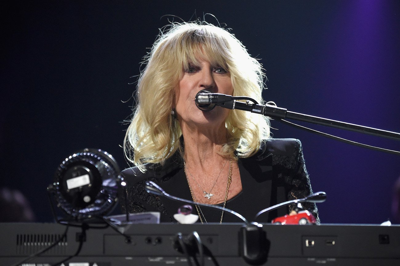 Christine McVie performing with Fleetwood Mac at the MusiCares Person of the Year Gala in 2018.