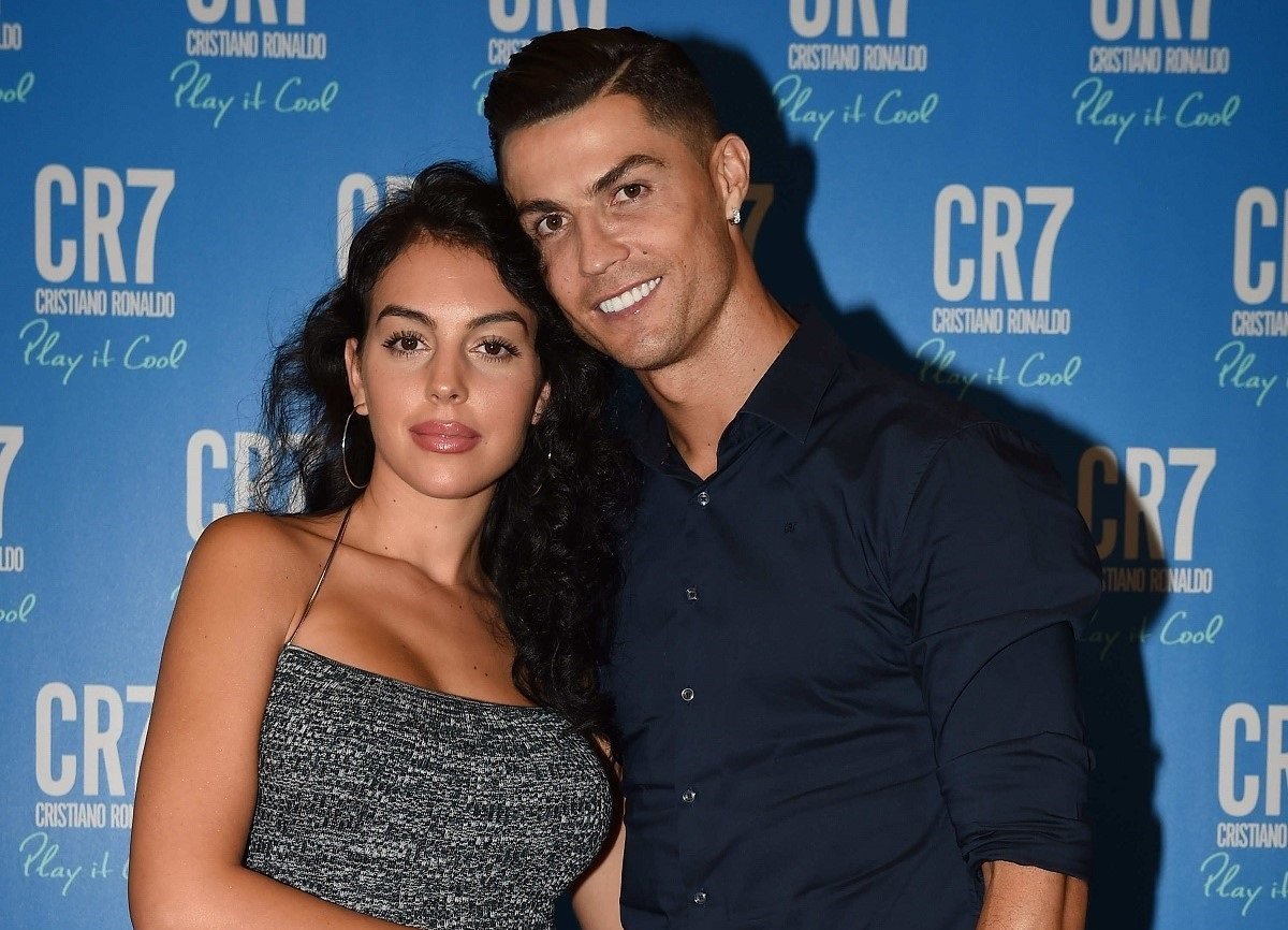 Cristiano Ronaldo and Georgina Rodriguez celebrate the launch of new CR7 Play It Cool
