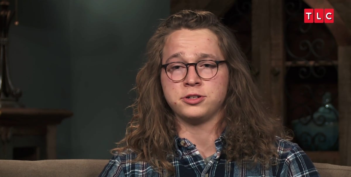 Janelle and Kody Brown's son, Gabriel Brown, speaking in an interview for 'Sister Wives' Season 17 on TLC.