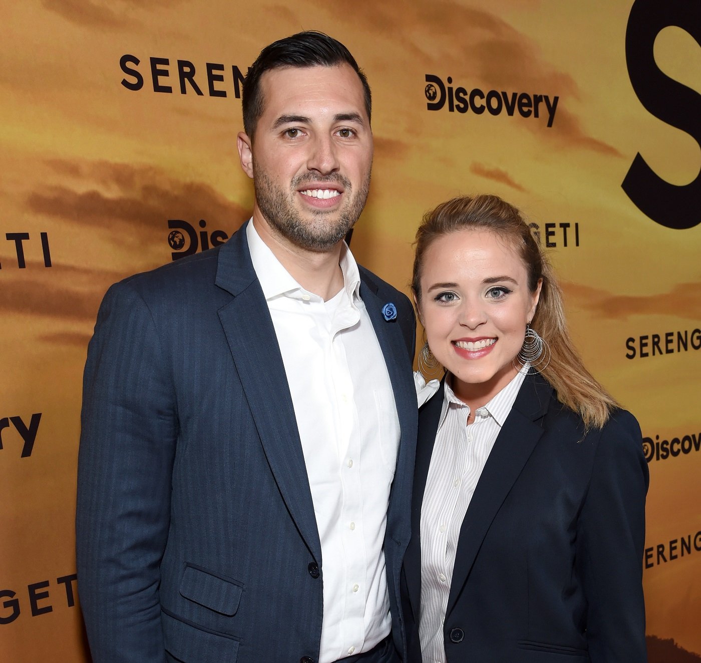Jeremy Vuolo and Jinger Vuolo attend Discovery's 'Serengeti' premiere at Wallis Annenberg Center for the Performing Arts on July 23, 2019