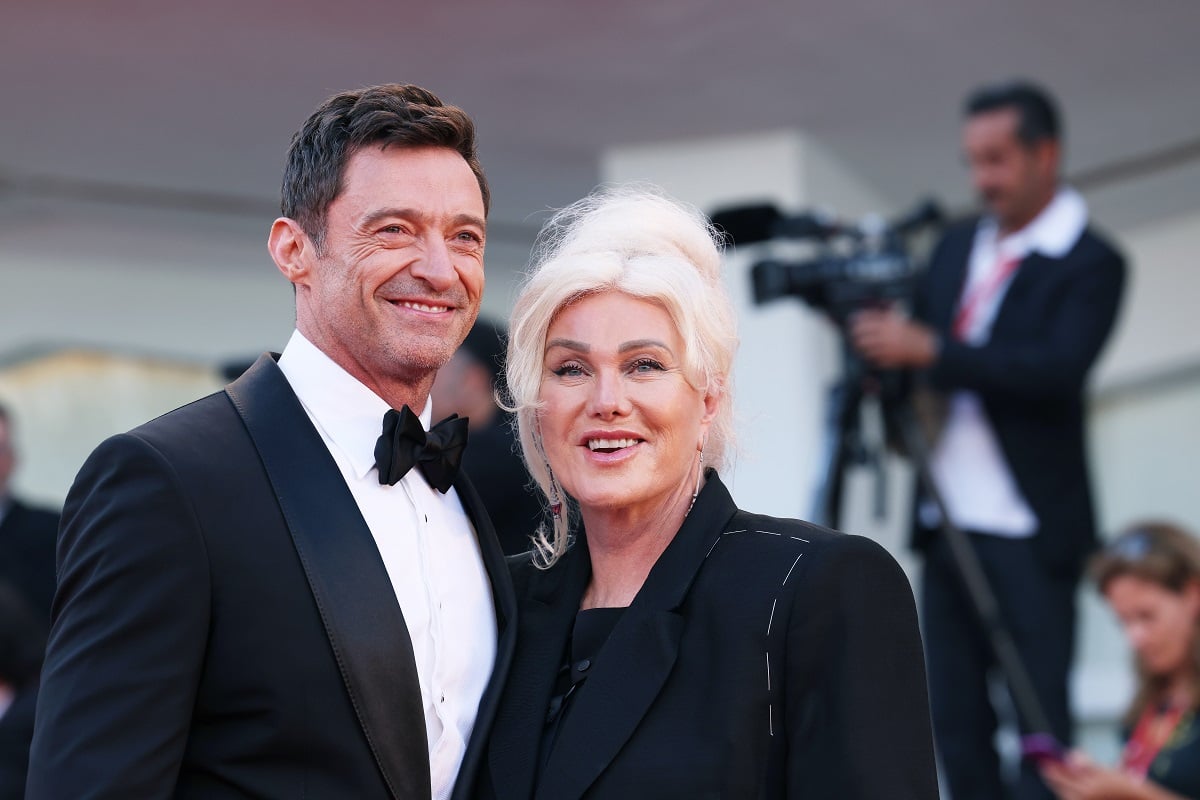 Hugh Jackman and Deborra-Lee Furness at the Venice Film Festival.