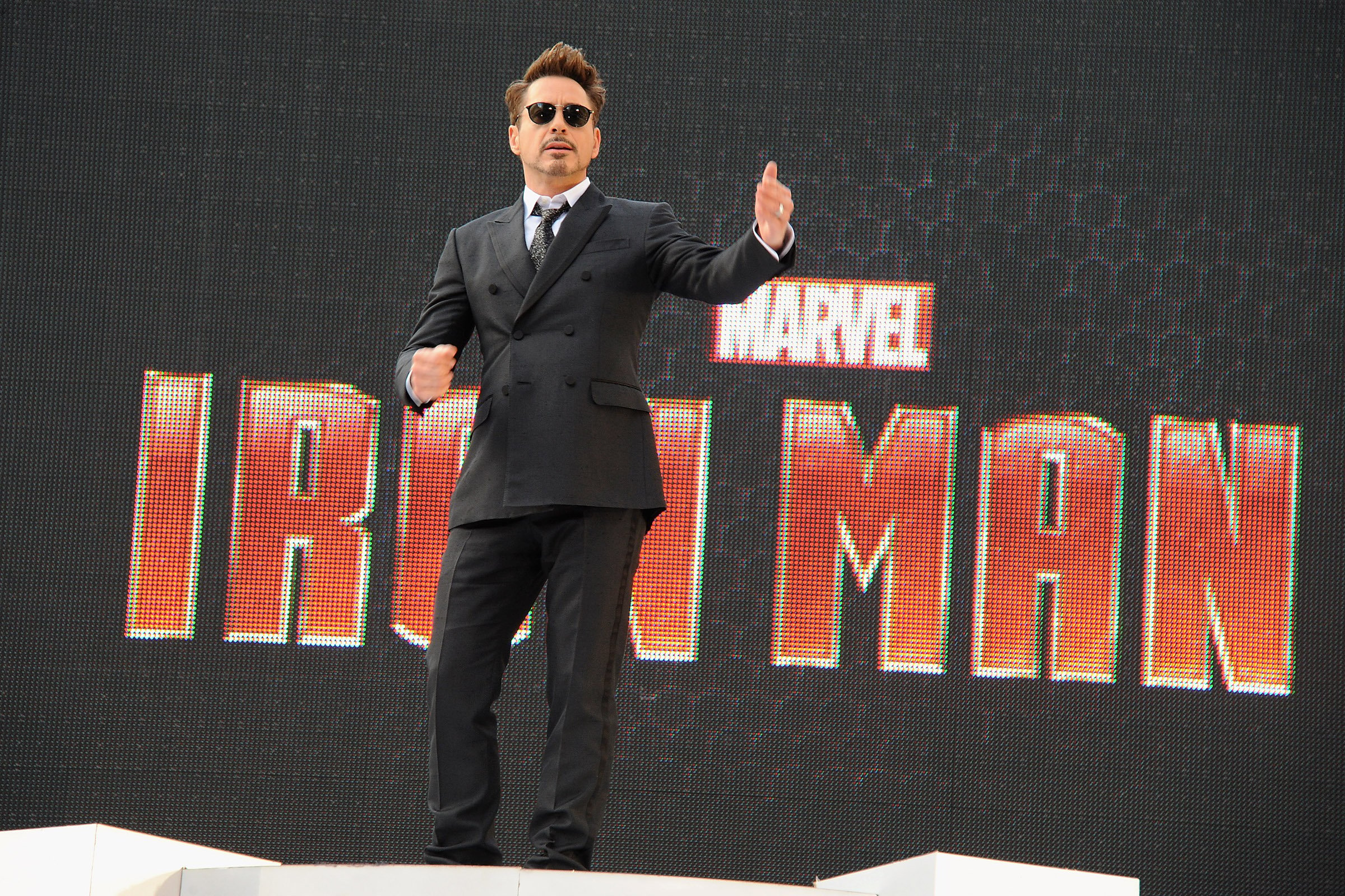 Actor Robert Downey Jr. attends the 'Iron Man 3' Special Screening