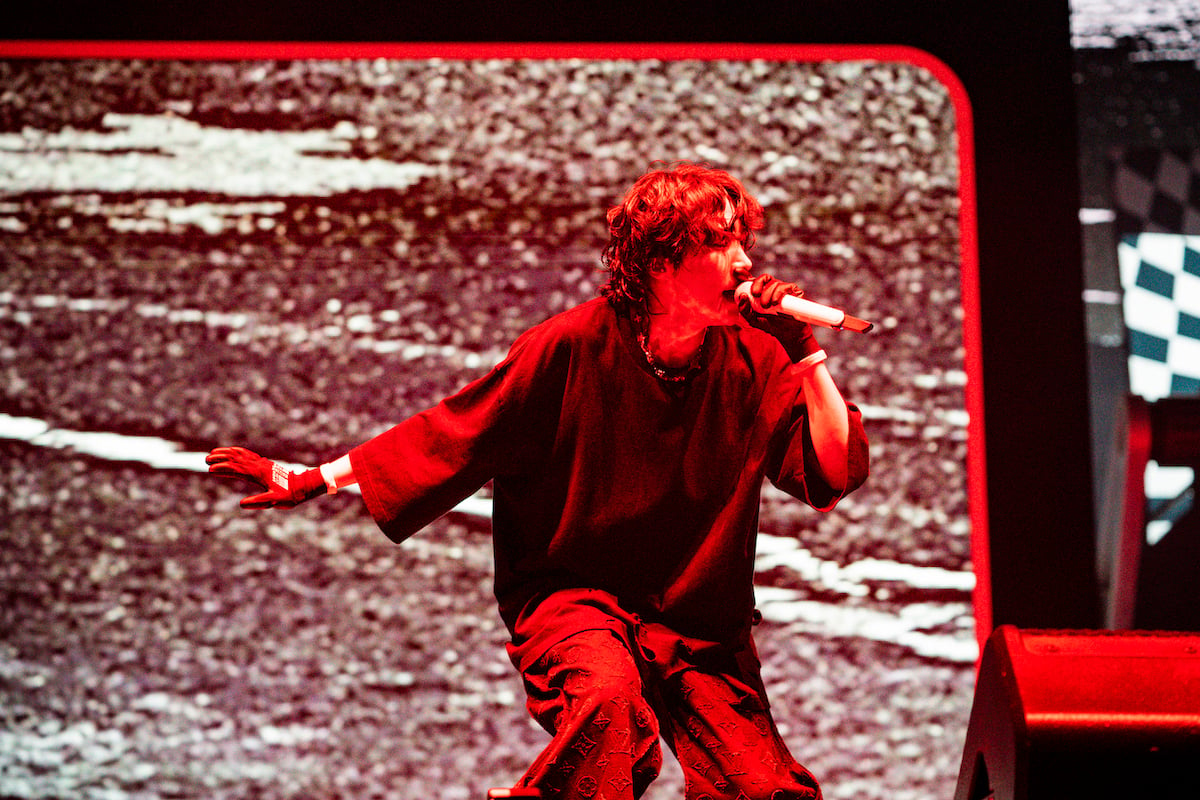BTS' rapper J-Hope performs during 2022 Lollapalooza Chicago