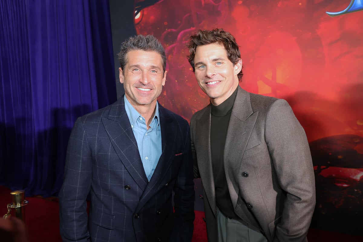 Patrick Dempsey and James Marsden arrive at the premiere of Disney’s Disenchanted