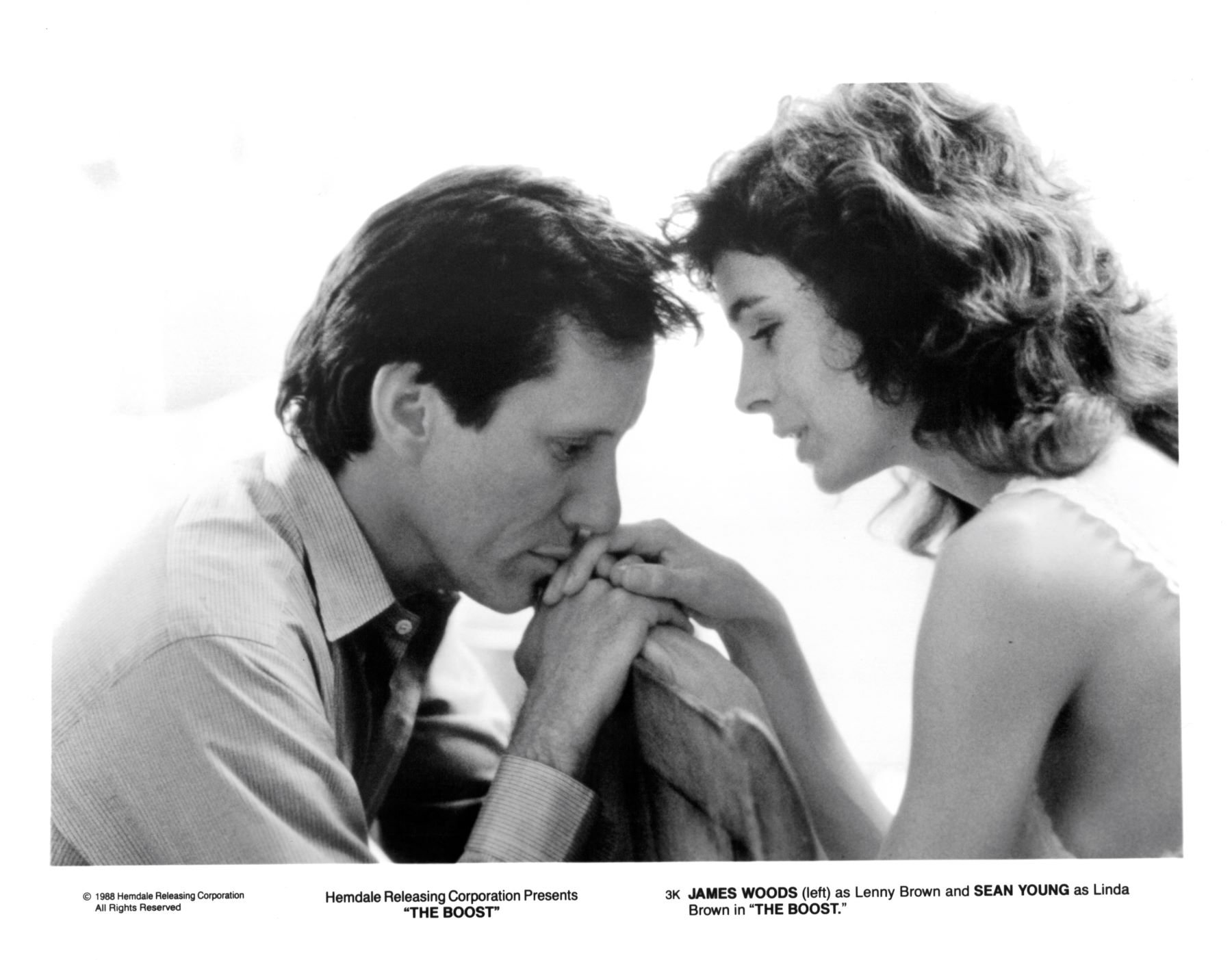 James Woods and Sean Young in 'The Boost'