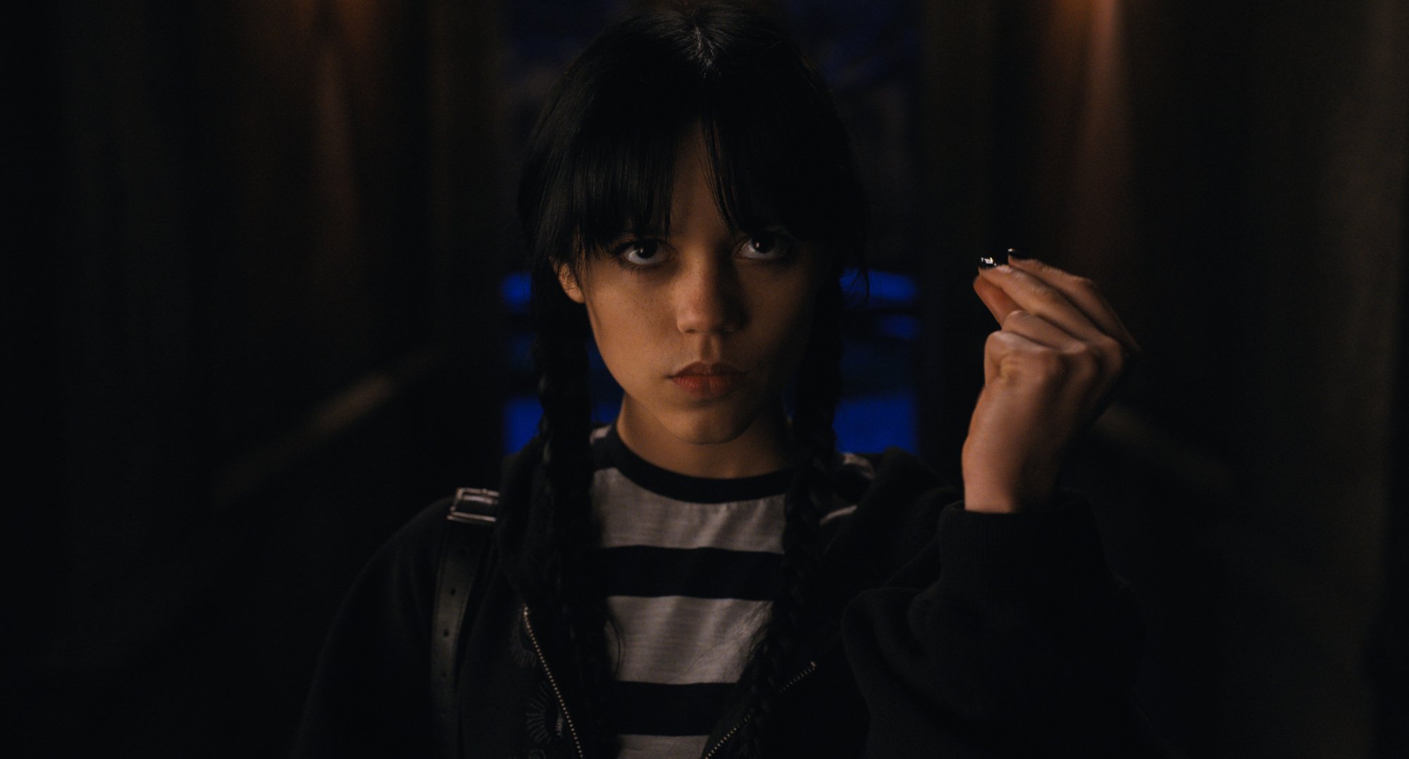 Jenna Ortega and the Snap Easter Egg in 'Wednesday' series