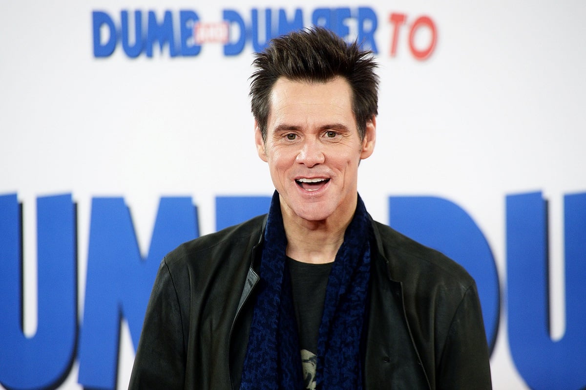 Jim Carrey at 'Dumb And Dumber To' premiere.