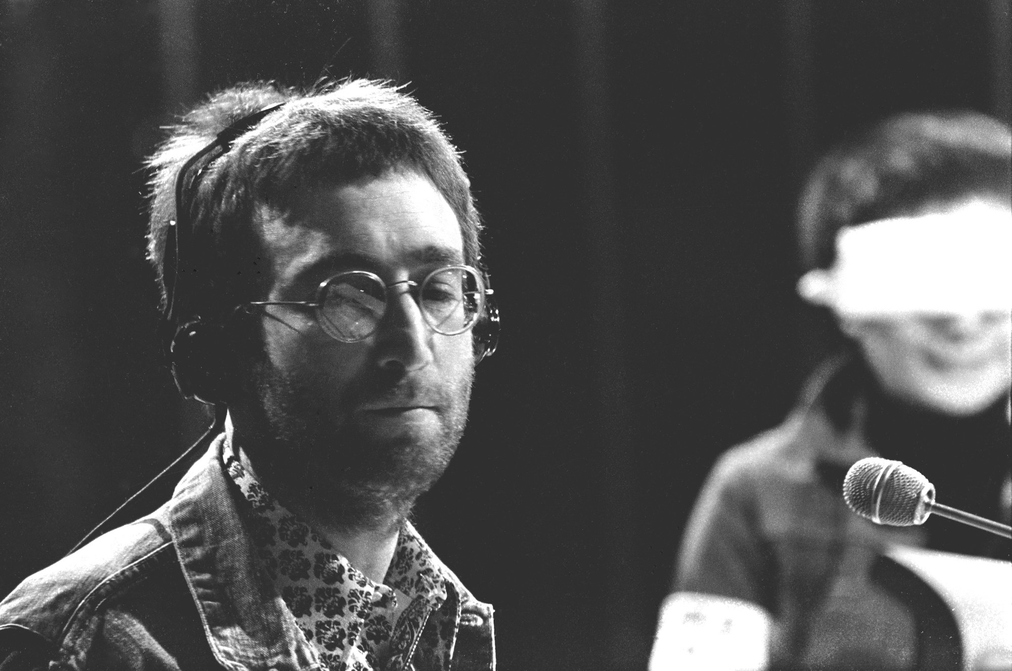 John Lennon records with the Plastic Ono Band in 1970