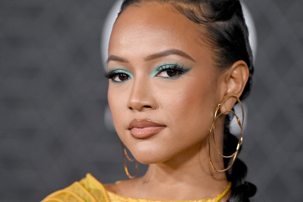 Karrueche Tran poses on the red carpet; Tran is all about personal style