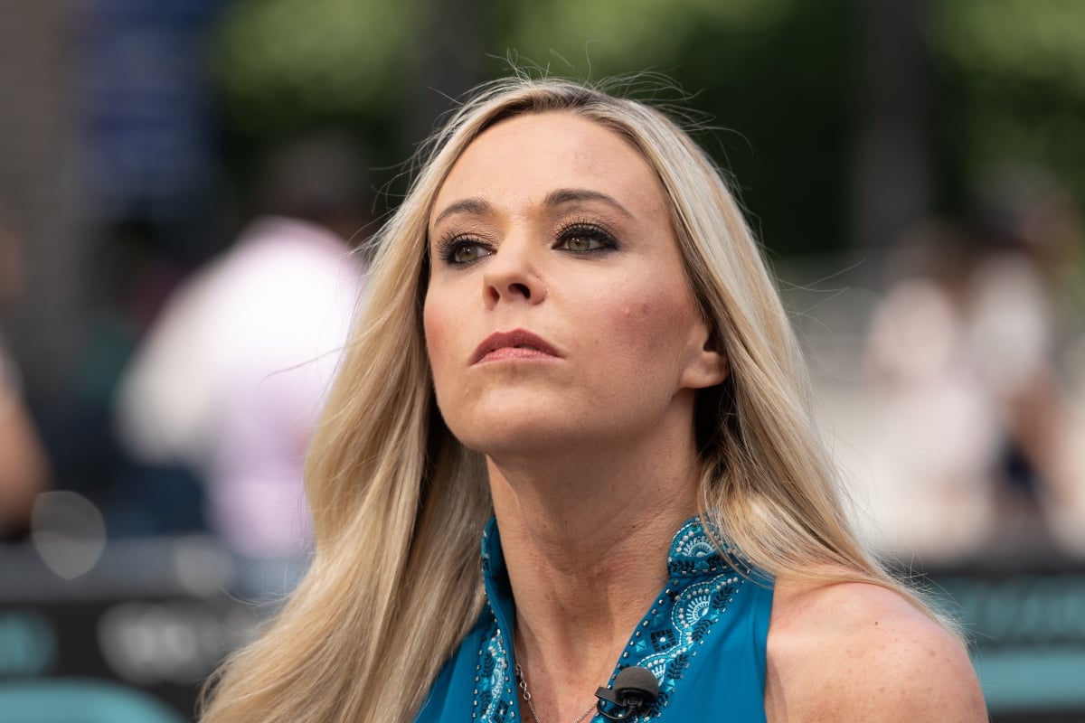 Kate Gosselin visits "Extra" at Universal Studios Hollywood on June 12, 2019 in Universal City, California by Noel Vasquez/Getty Images.