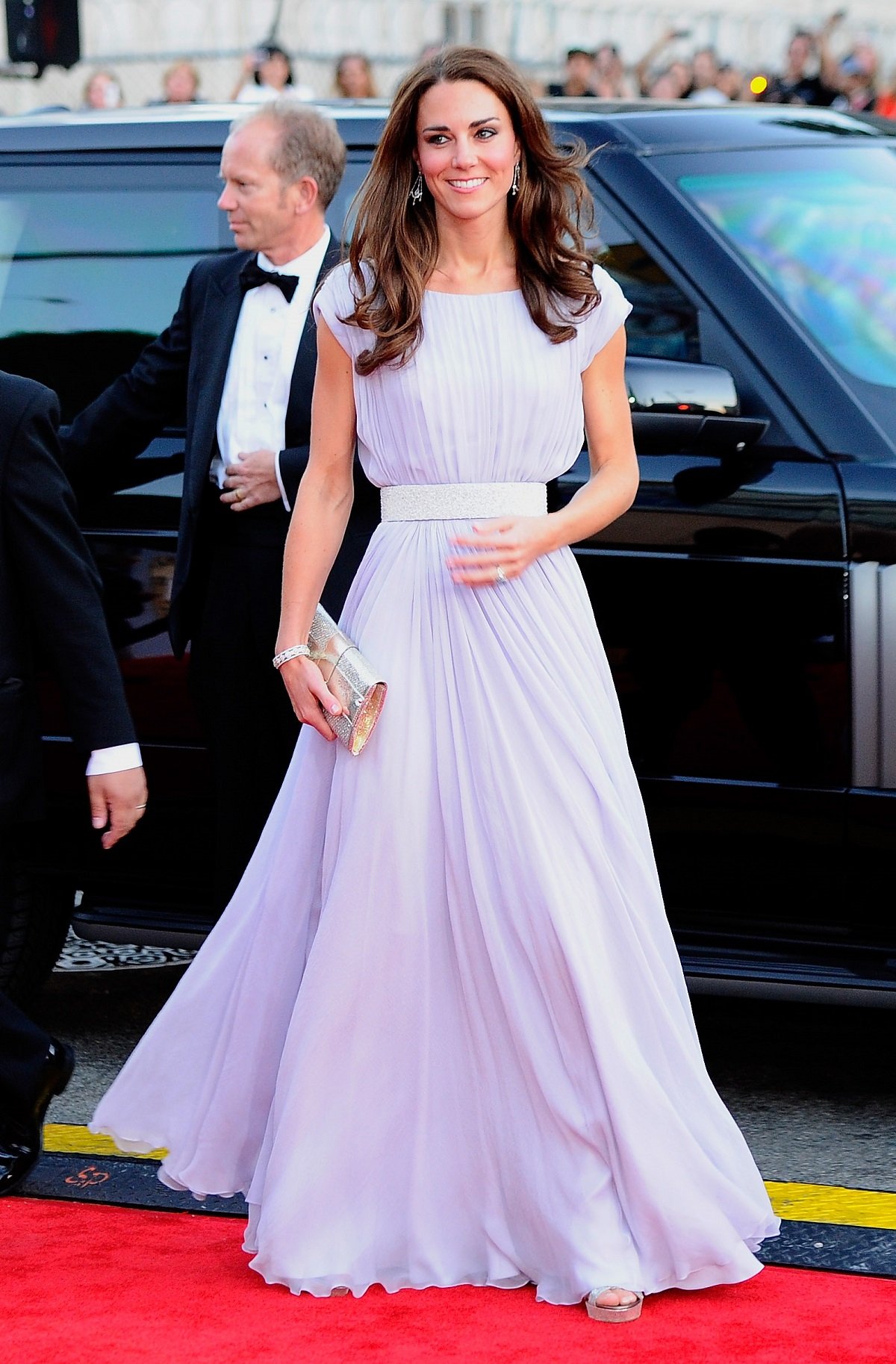 Kate Middleton arrives at the BAFTA Brits To Watch event