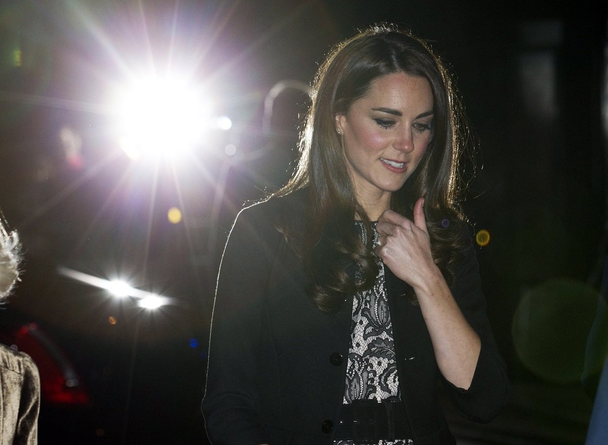 Kate Middleton at a concert in aid of The Princes Trust