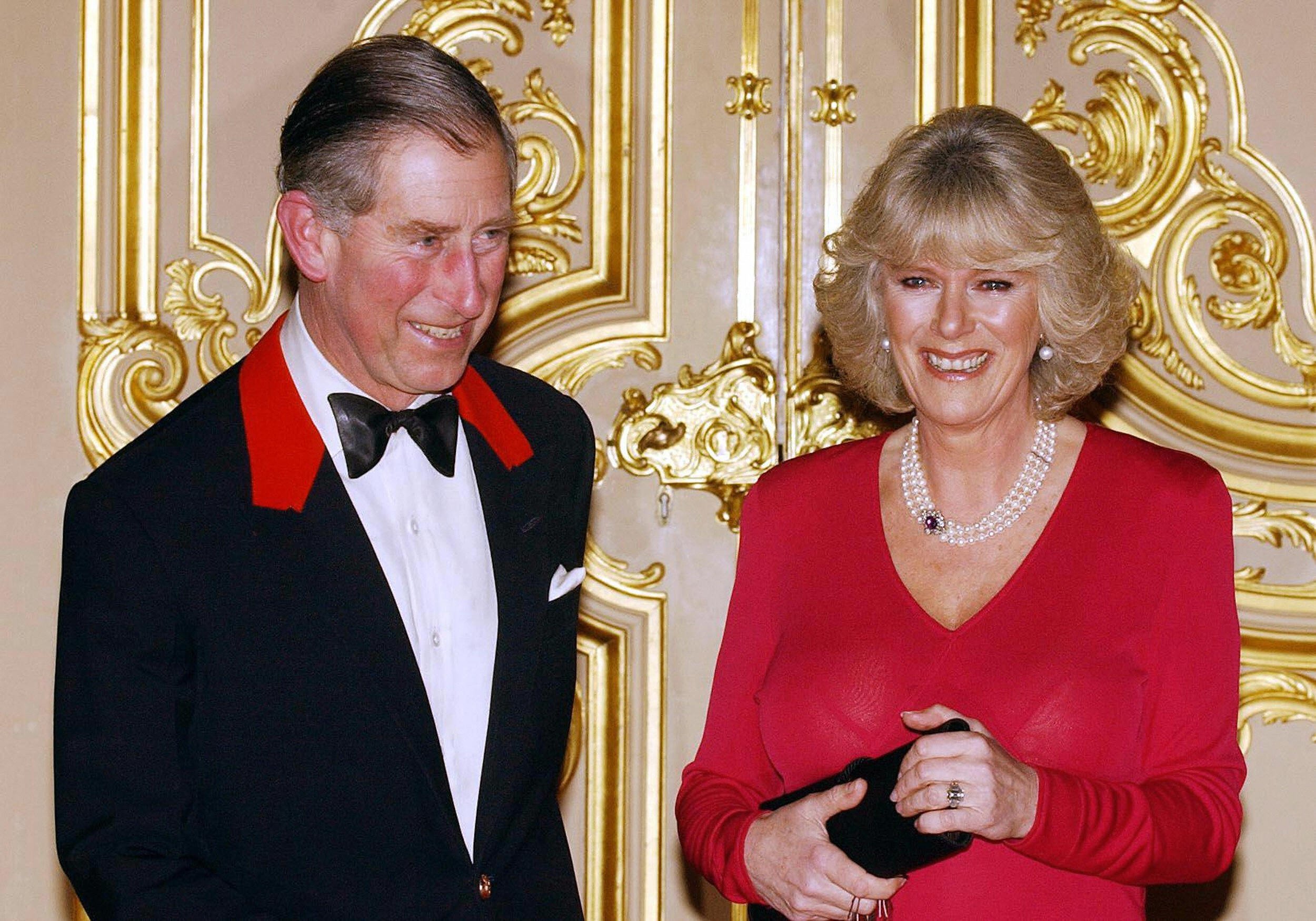 King Charles and Queen Consort Camilla Parker Bowles attend an event.