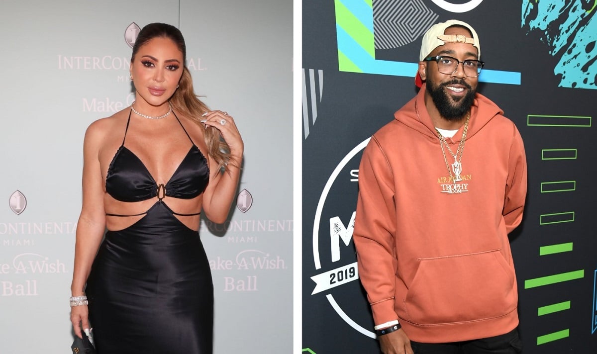 (L) Larsa Pippen, who is older than her boyfriend Marcus Jordan, at an event in Miami, (R) Marcus Jordan at an event in Atlanta