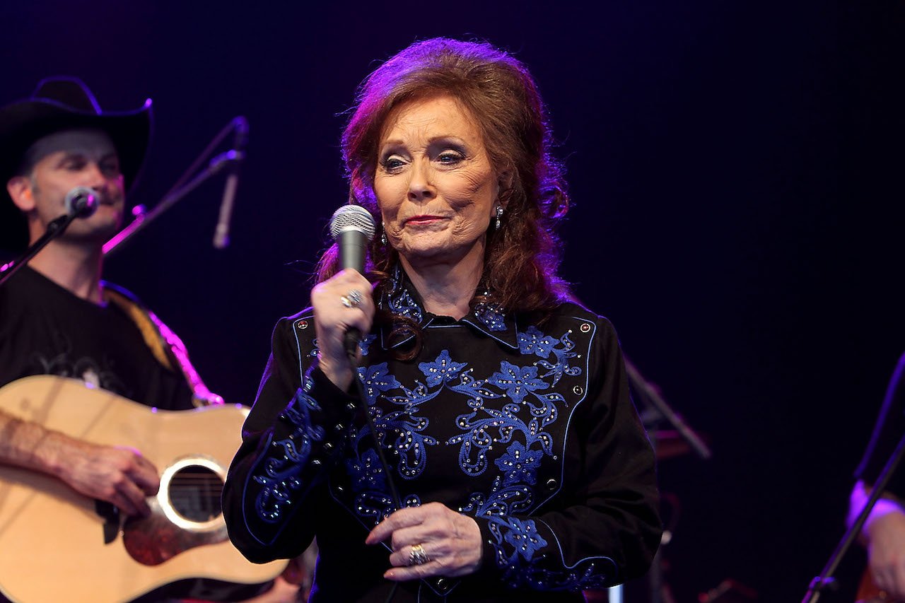 Loretta Lynn, pictured during the 2011 Bonnaroo Music And Arts Festival on June 11, 2011 in Manchester, Tennessee, lamented the death of her oldest son.