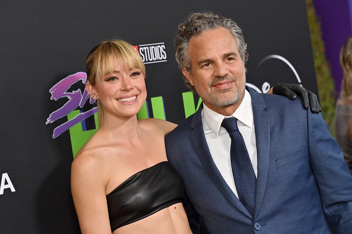 Mark Ruffalo and Tatiana Maslany at 'She-Hulk' premiere.