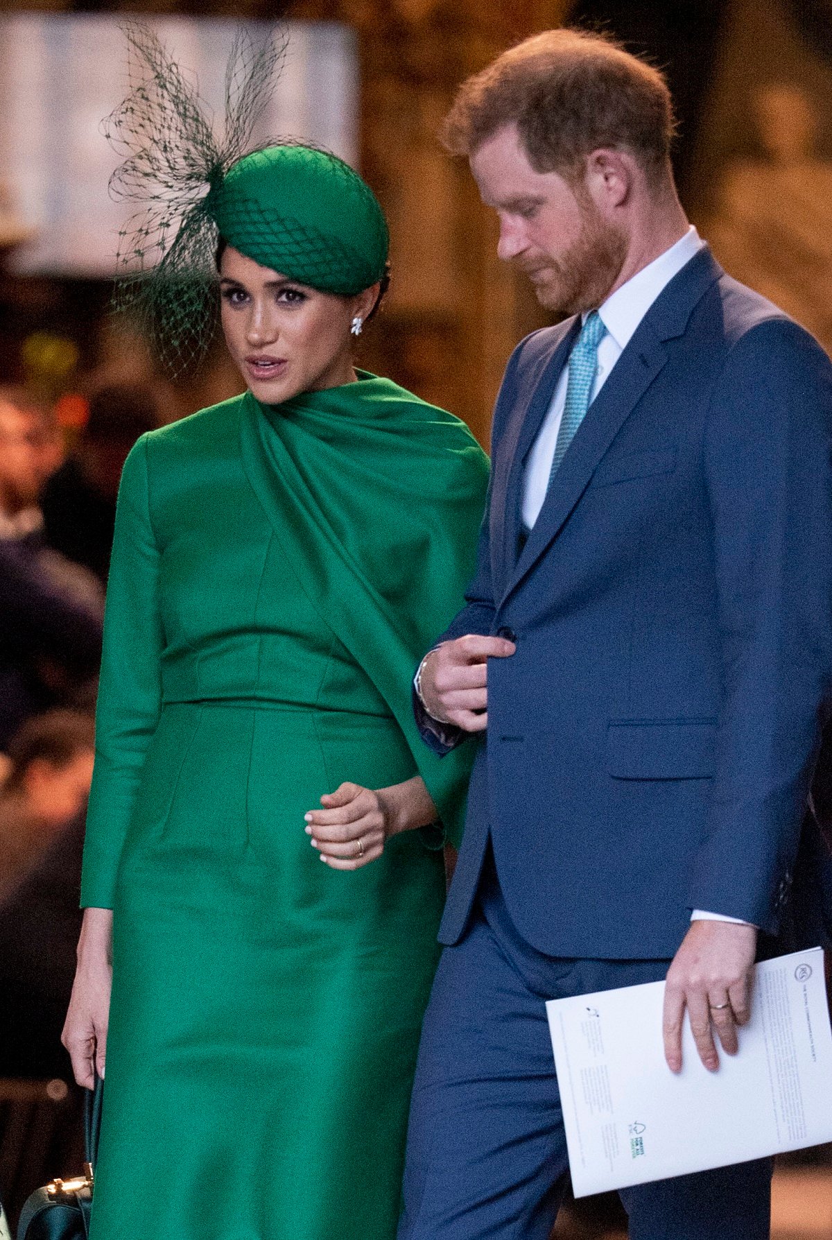 Meghan Markle and Prince Harry at the Commonwealth Day Service 2020