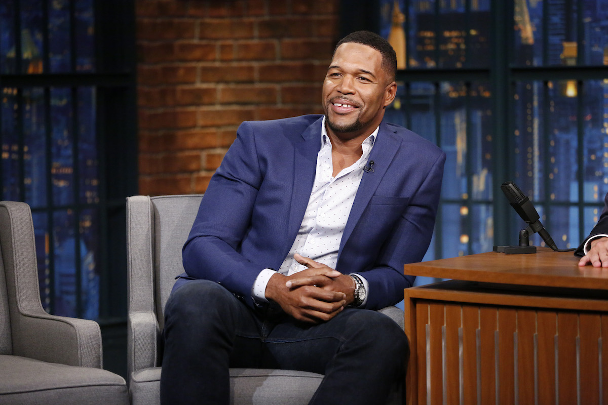 Michael Strahan showers 3 times a day