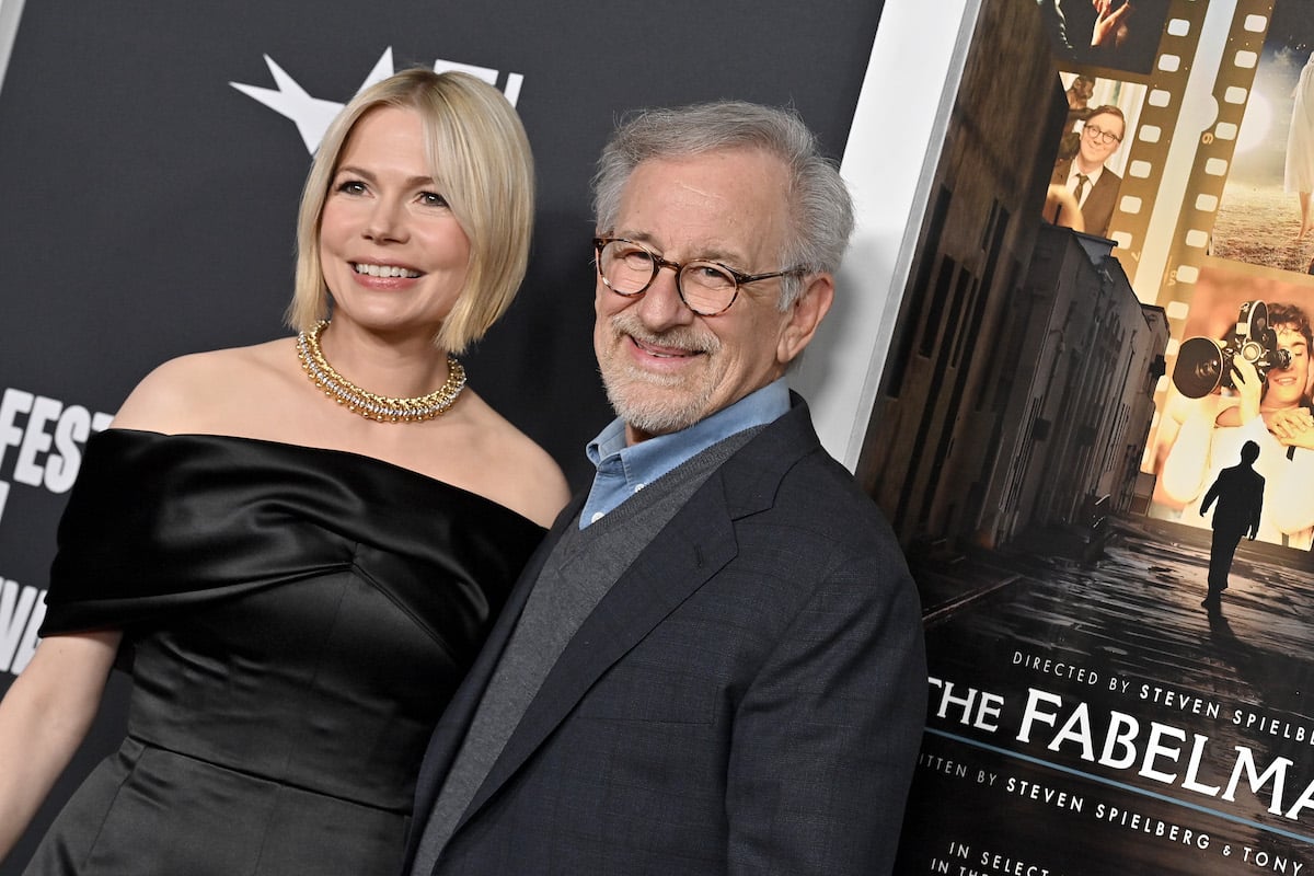 Michelle Williams and Steven Spielberg attend The Fabelmans premiereMichelle Williams and Steven Spielberg attend The Fabelmans premiere