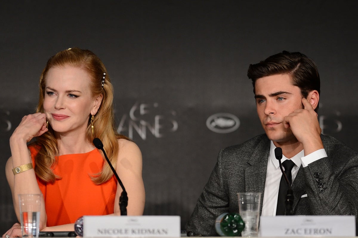 Nicole Kidman and Zac Efron at 'The Paperboy' press conference.