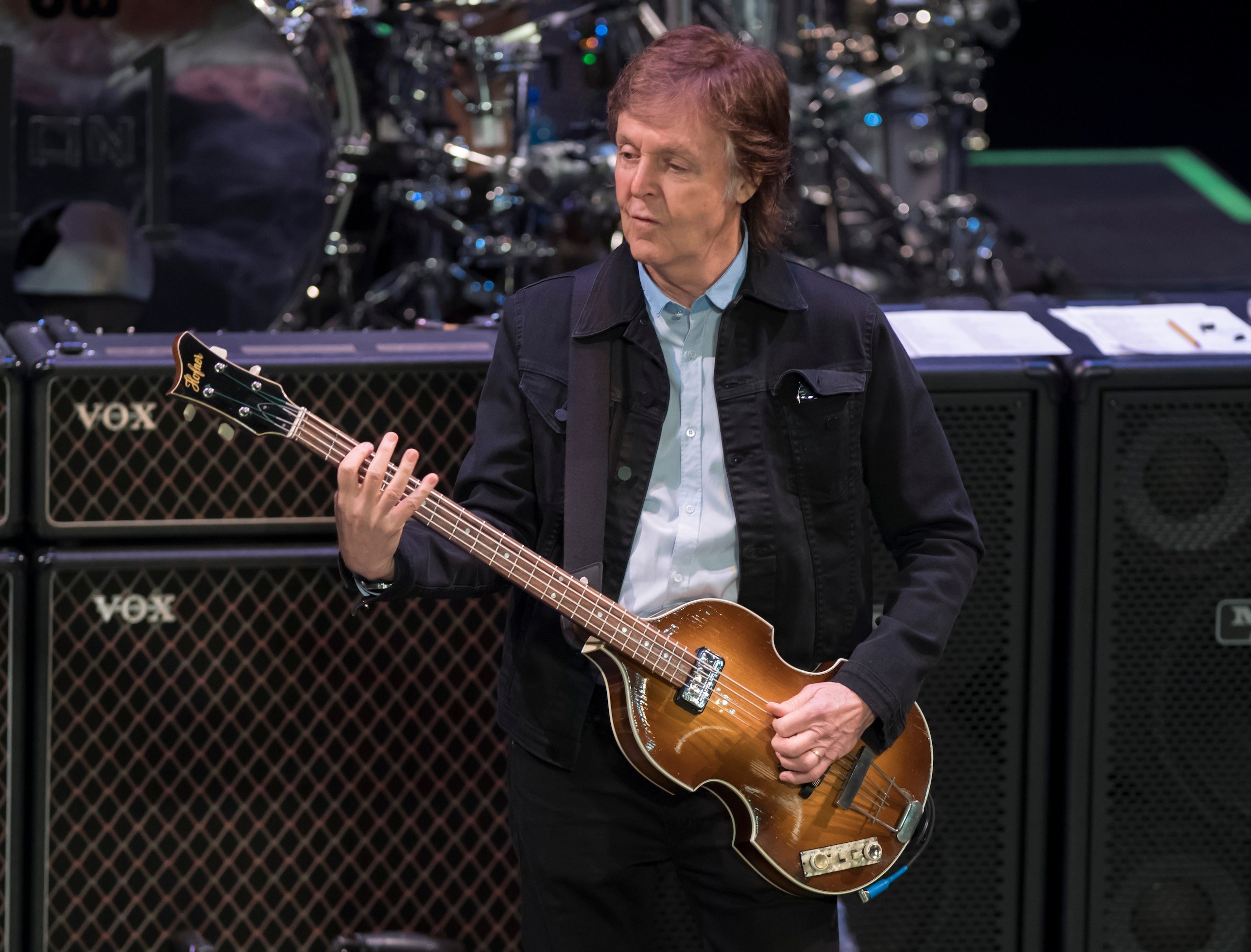 Paul Mccartney performs for 20 lucky fans at the Regal Theatre in Perth, Australia