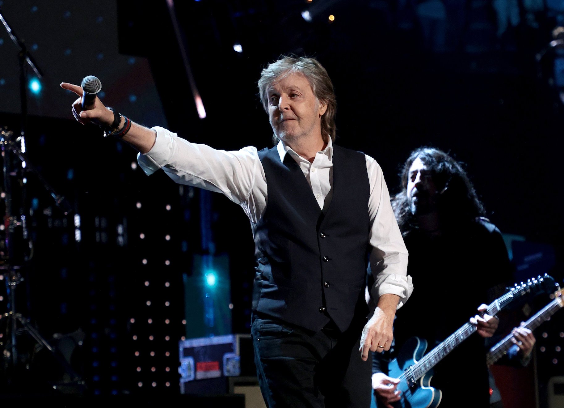 Paul McCartney performs at the 36th annual Rock and Roll Hall of Fame induction Ceremony