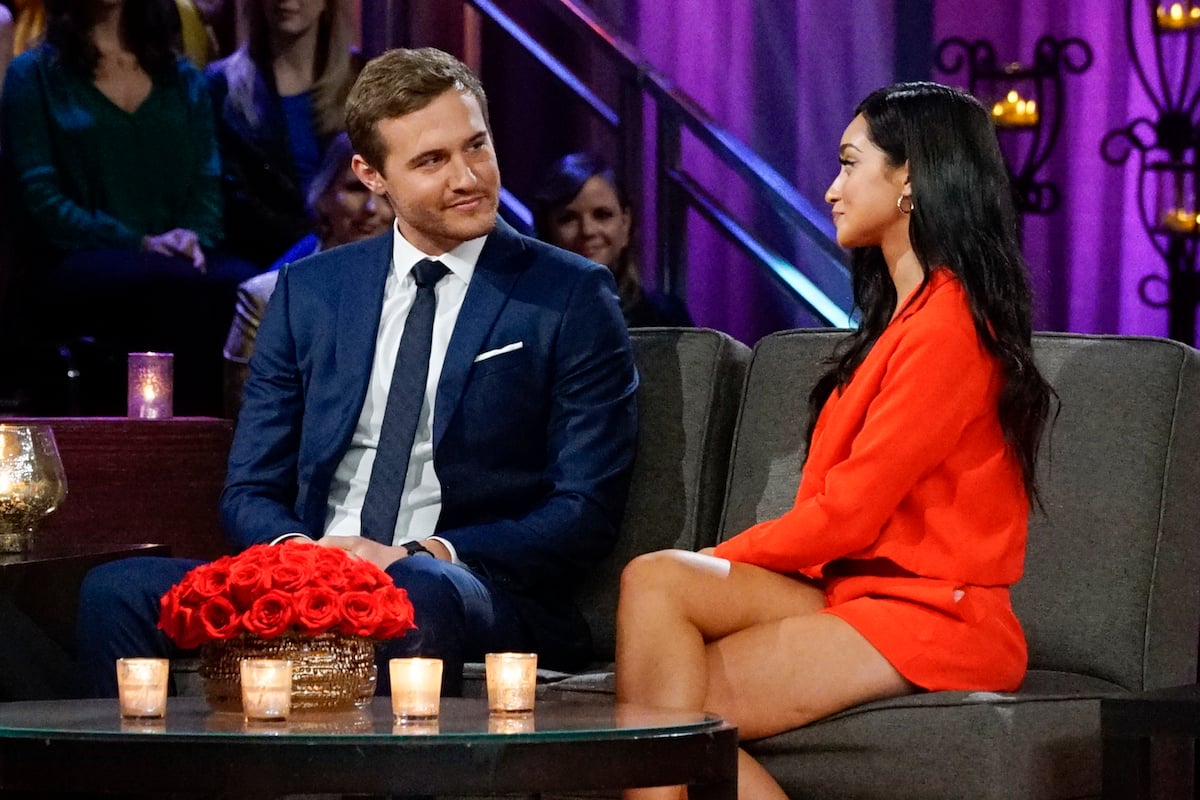 Peter Weber and Victoria Fuller on 'The Bachelor' stage