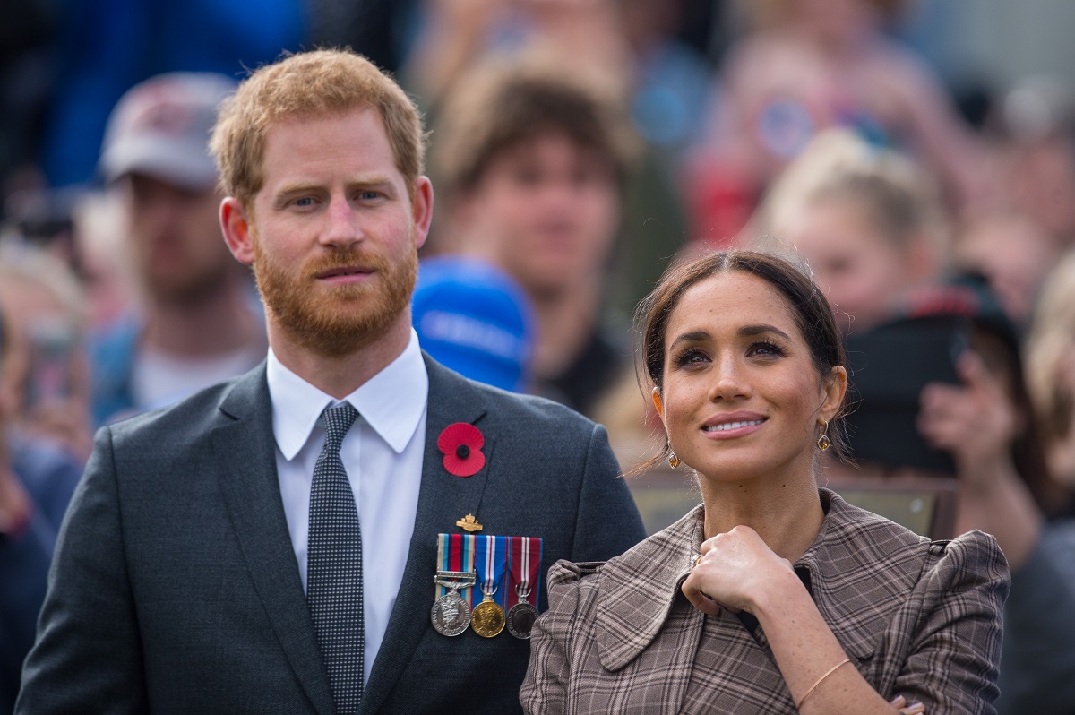 Prince Harry and Meghan Markle visit the U.K. war memorial and Pukeahu National War Memorial Park during tour of South Pacific
