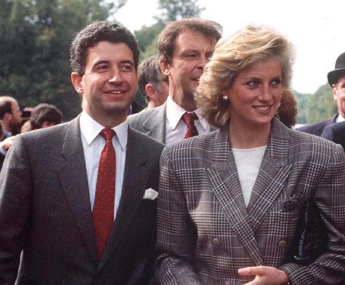 Princess Diana standing next to her private secretary Patrick Jephson, who said there were no 'falsehoods' in 'The Crown' Season 5