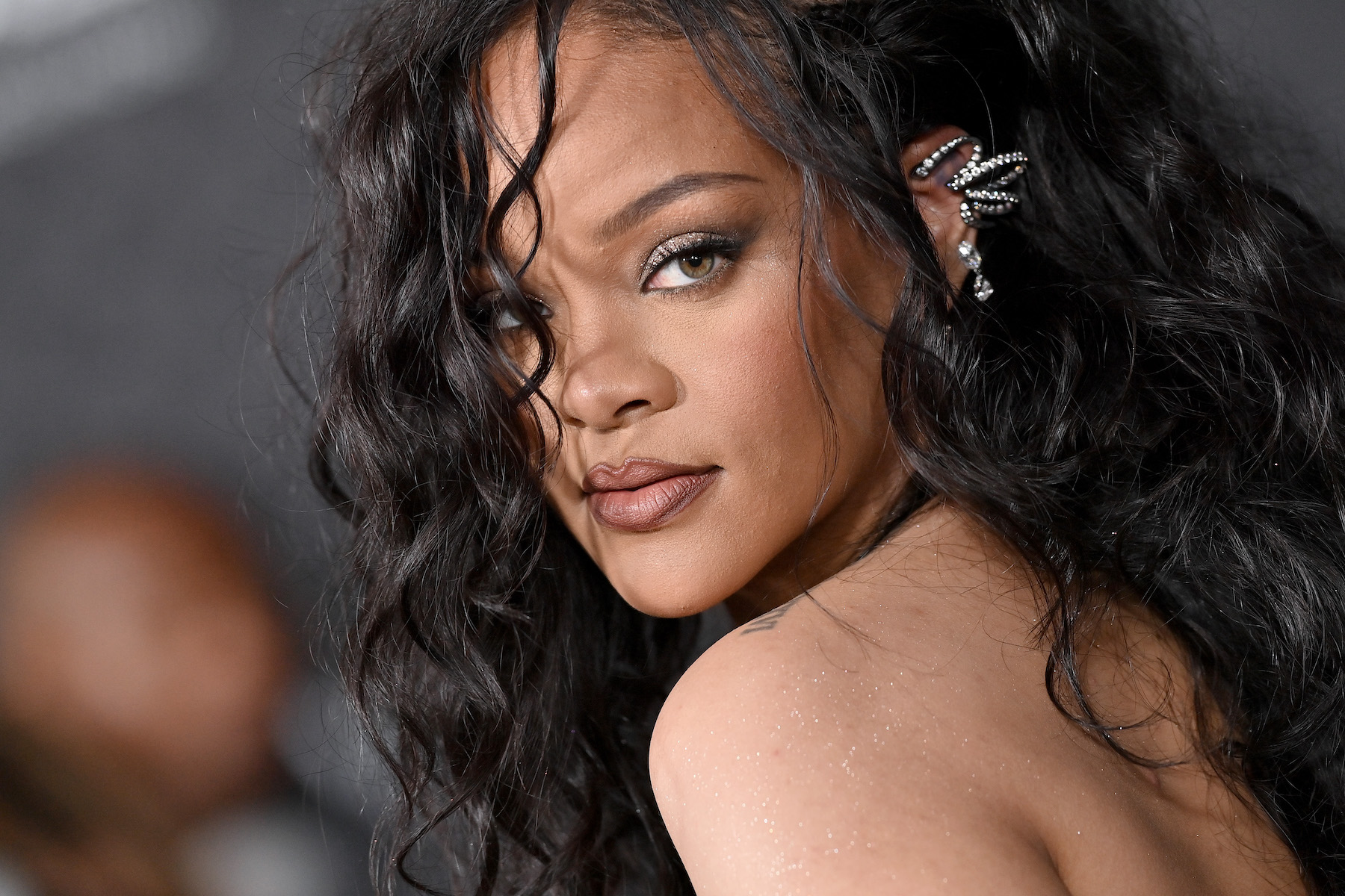Super Bowl halftime performer Rihanna, who's rumored to have an album in the works