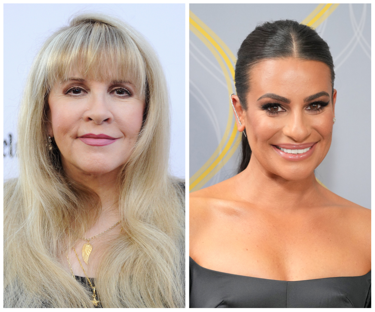 Stevie Nicks and "Glee" star Lea Michele