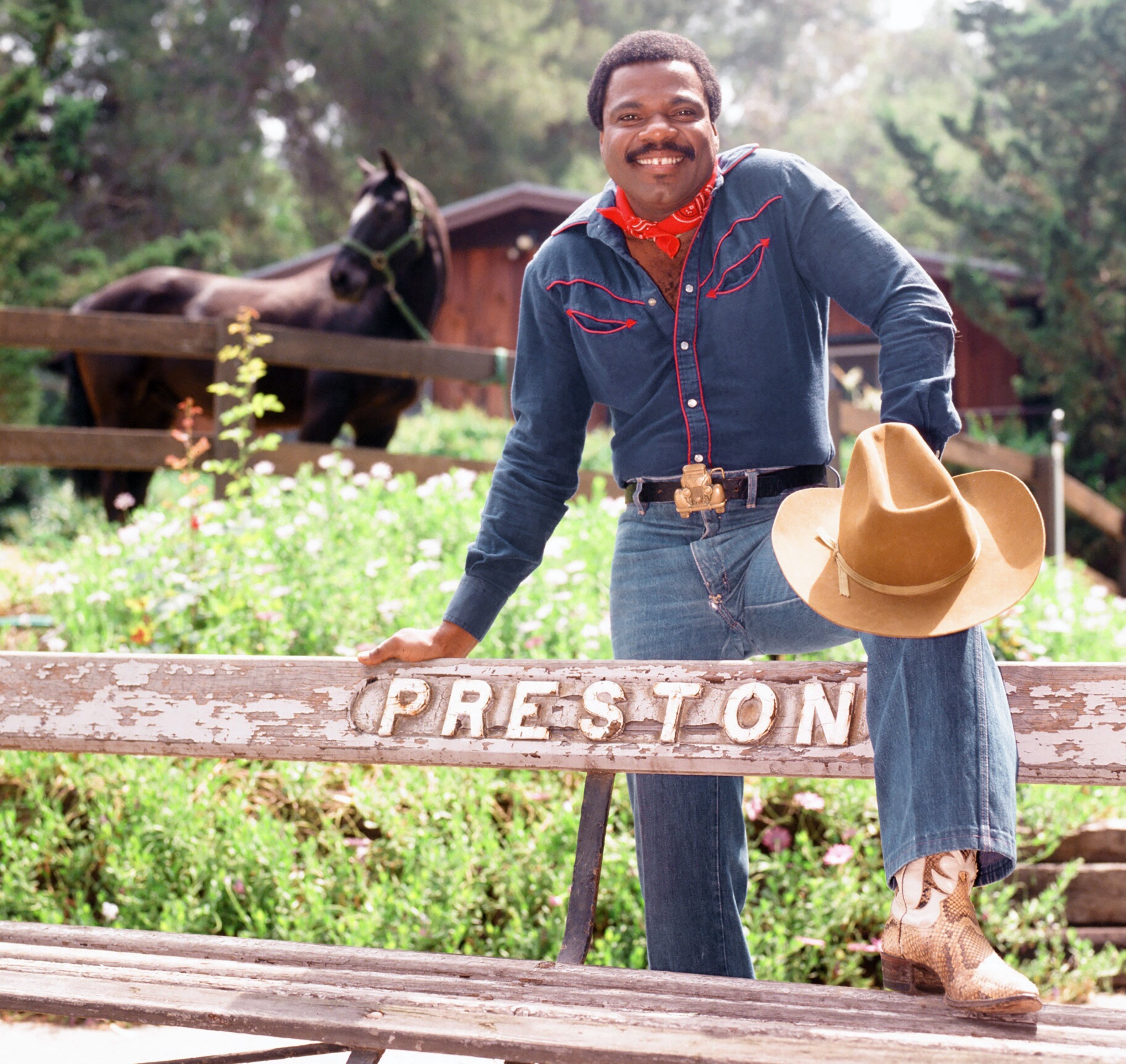 The 5th Beatle, Billy Preston, dressed like a cowboy