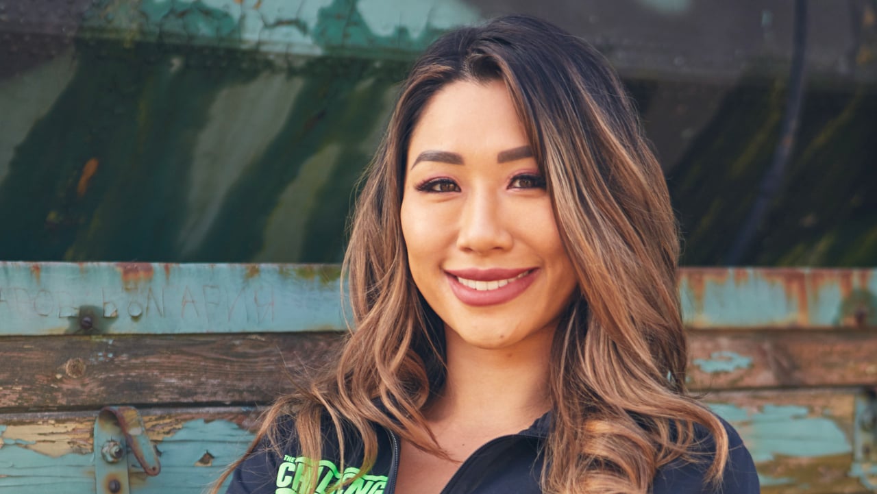 Dee Nguyen posing for 'The Challenge: Total Madness' cast photo